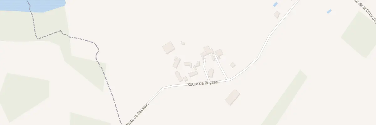 Plan du 1038 Rte de Beyssac à Troche