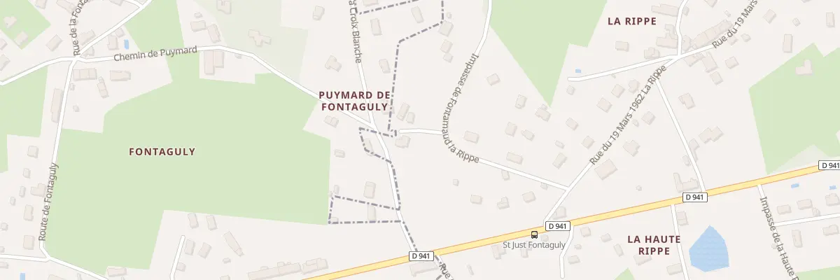 Plan du 11 Imp de Fontamaud La Rippe à Royères