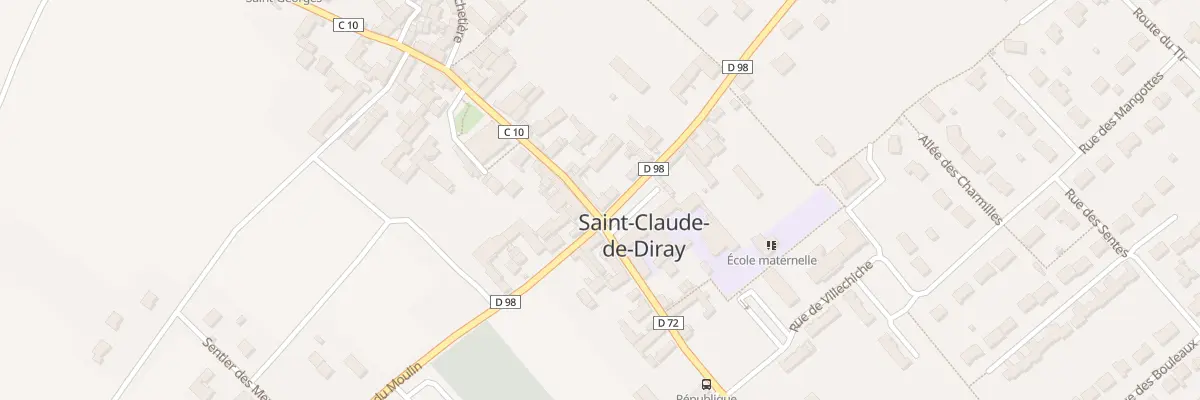 Plan du 18 Rue de la Loire à Saint-Claude-de-Diray