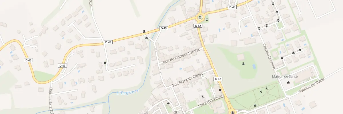 Plan du 9 Rue du Docteur Samiac à Miremont