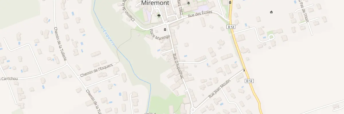 Plan du 14B Rue d’Aupailhac à Miremont