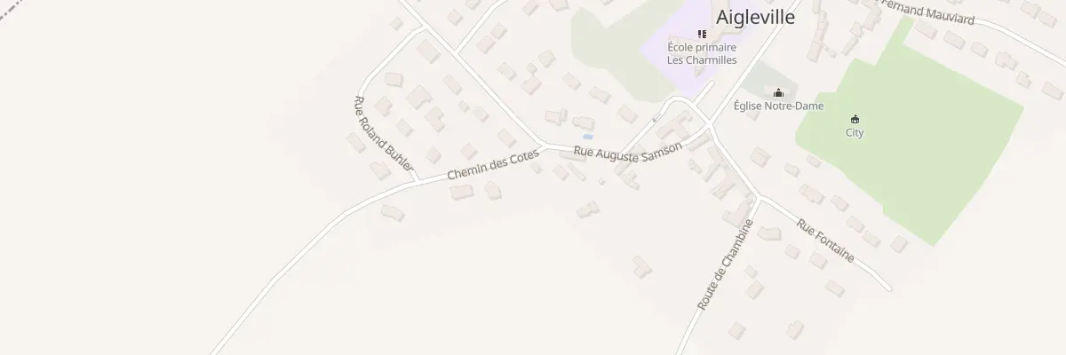 Plan du 1 Les Cotes à Aigleville