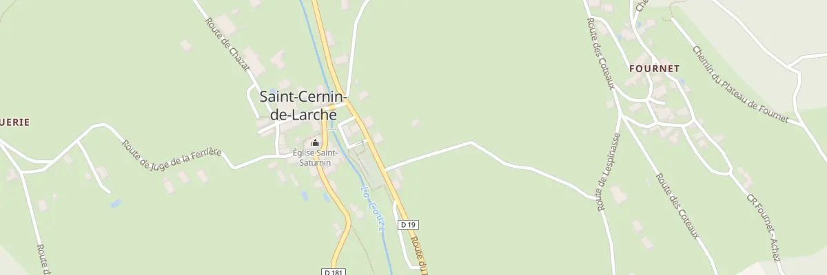 Plan du 5453 Le Bourg à Saint-Cernin-de-Larche