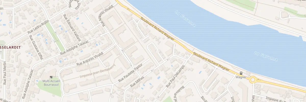 Plan du 47 Rue Milhes à Toulouse