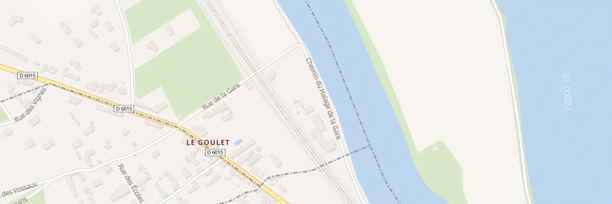 Plan du 5 Che du Halage de la Gare à Saint-Pierre-la-Garenne