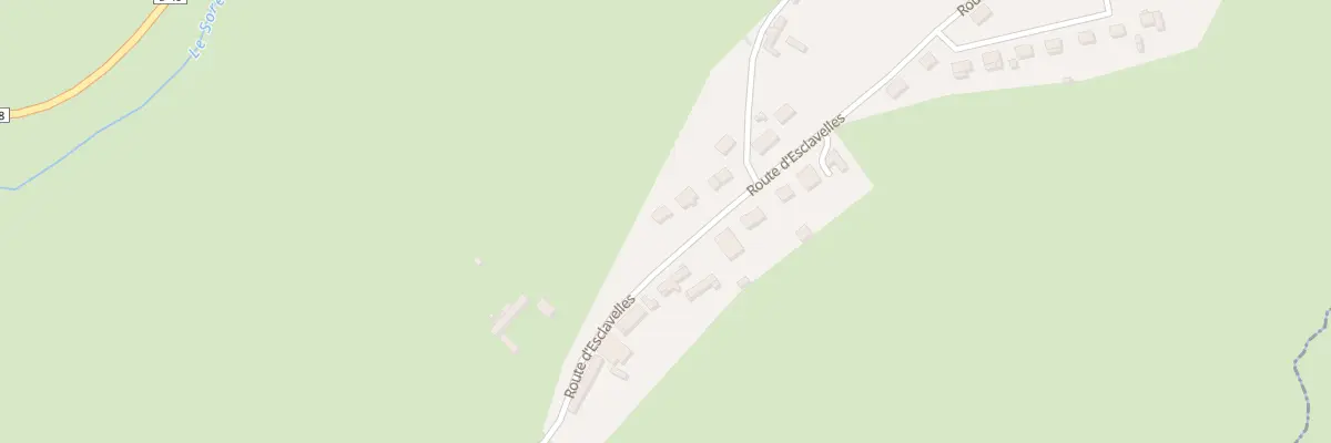 Plan du 50B Rte d’Esclavelles à Quièvrecourt