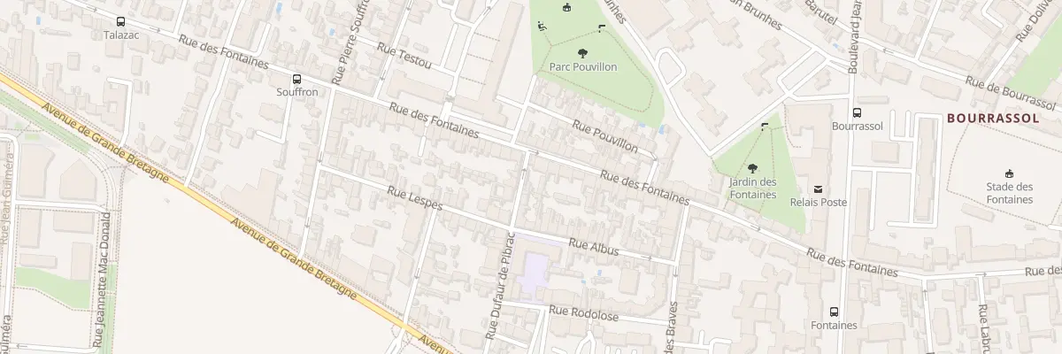 Plan du 143 Rue des Fontaines à Toulouse