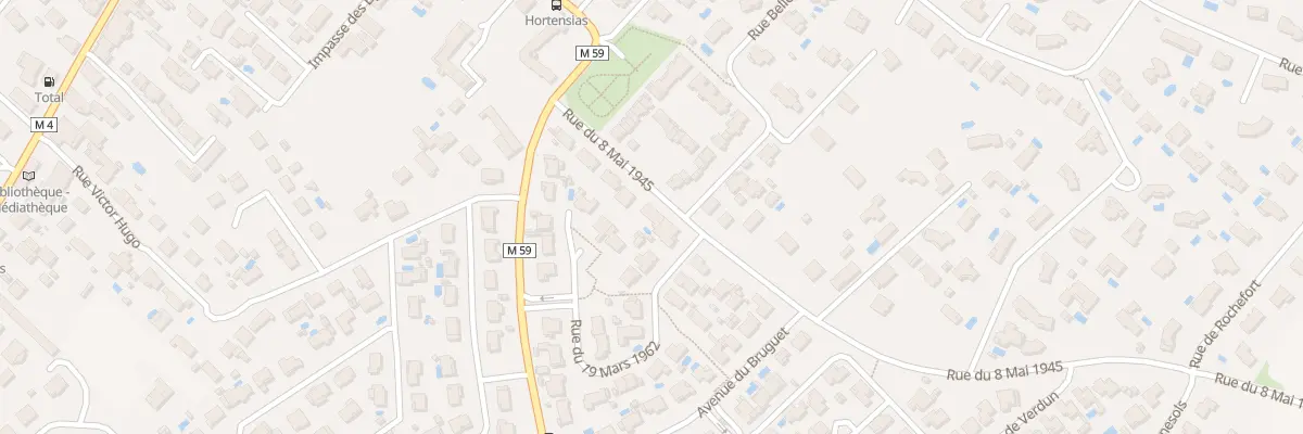 Plan du 10 Rue du Huit Mai 1945 à Bruguières