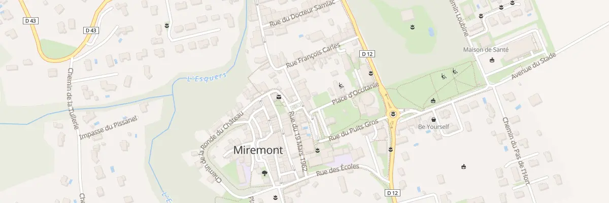 Plan du 8 Rue Paul et Thomas Severat à Miremont