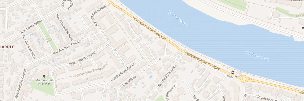 Plan du 47B Rue Milhes à Toulouse