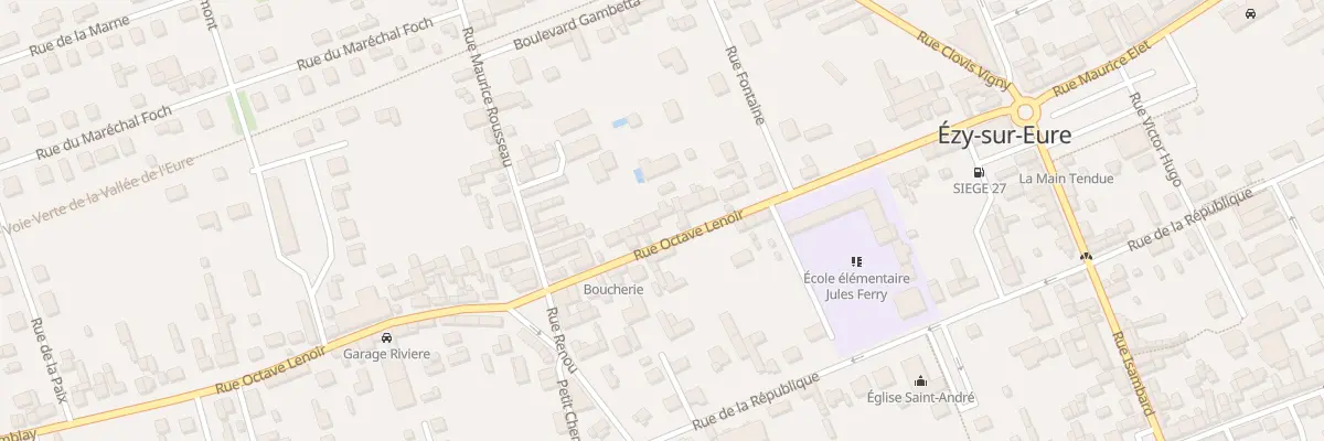 Plan du 32 Rue Octave Lenoir à Ézy-sur-Eure