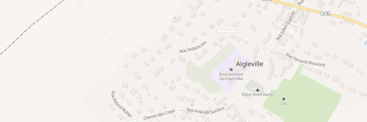 Plan du 15 Rue Voltaire Pin à Aigleville