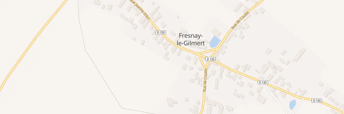 Plan du 22 Rue Jeanne d’Arc à Fresnay-le-Gilmert