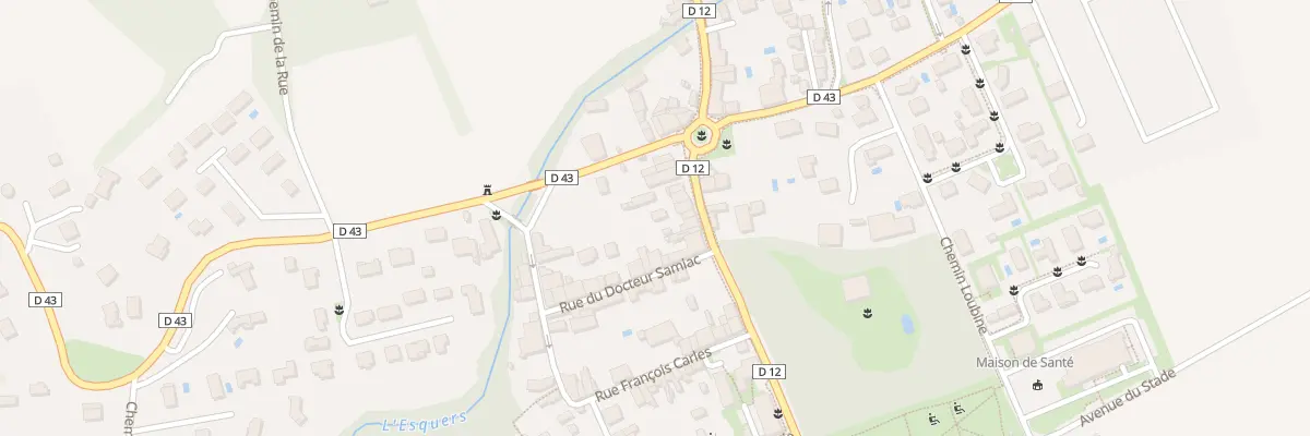 Plan du 38 Rte des Pyrénées à Miremont
