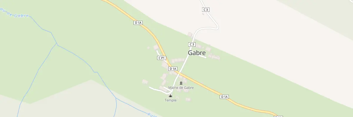 Plan du 2 Pl Adrien Milhorat à Gabre