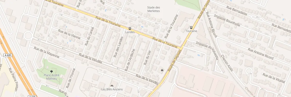 Plan du 15 Rue du Var à Toulouse