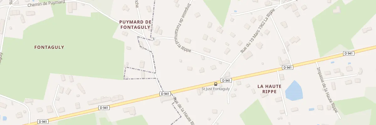 Plan du 7 Imp de Fontamaud La Rippe à Royères