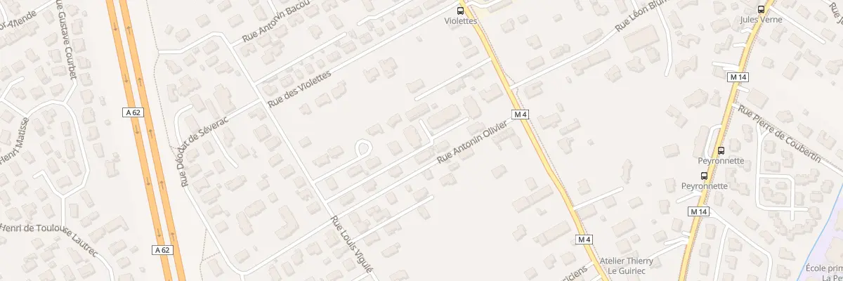 Plan du 22 Rue Louis Viguié à Saint-Alban