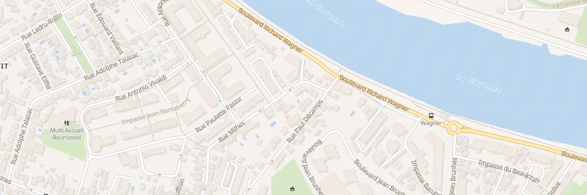 Plan du 54T Rue Milhes à Toulouse