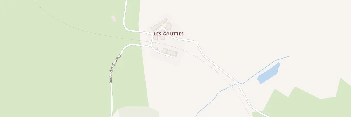 Plan du 5259 Les Gouttes à Folles