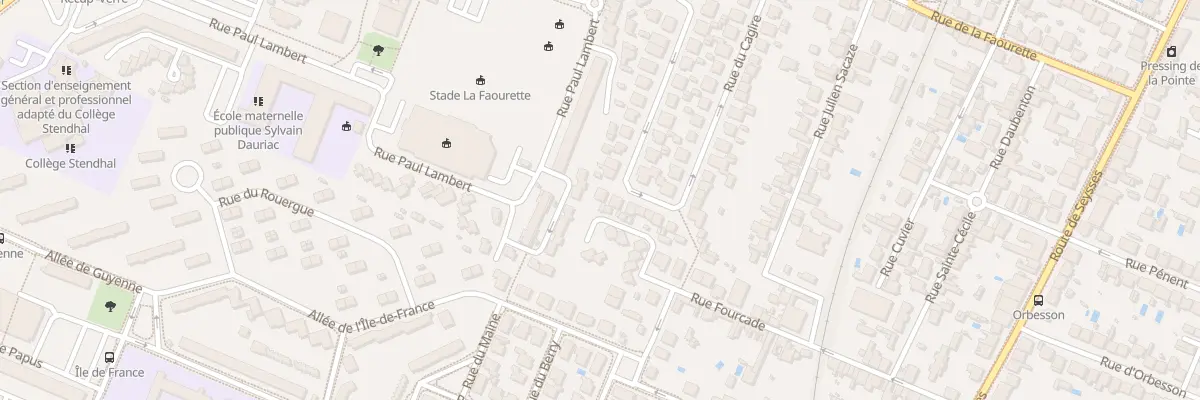 Plan du 51 Rue du Cagire à Toulouse