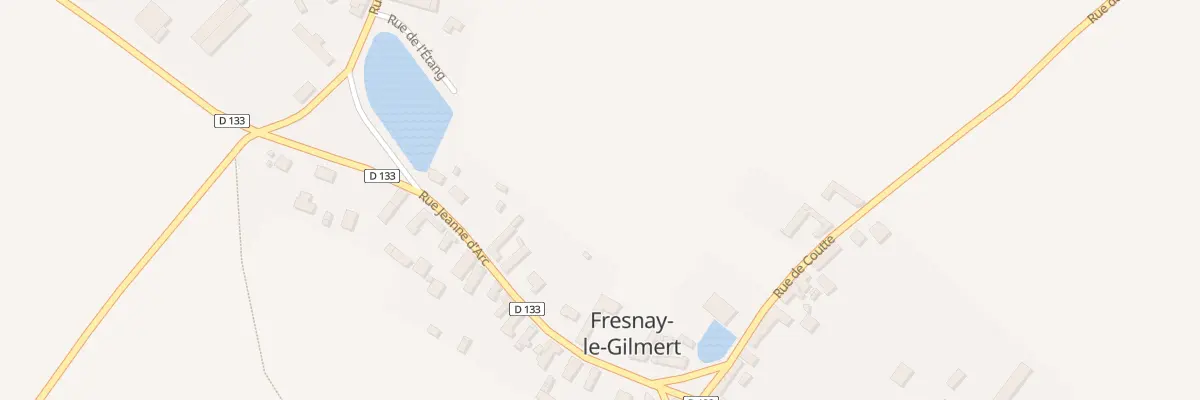 Plan du 9 Rue Jeanne d’Arc à Fresnay-le-Gilmert