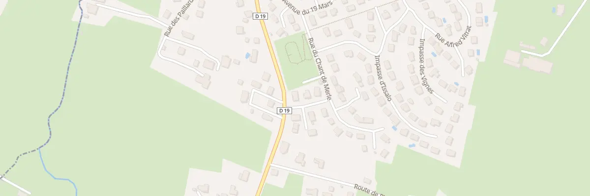 Plan du 1 Rue du Chant de Merle à Larche