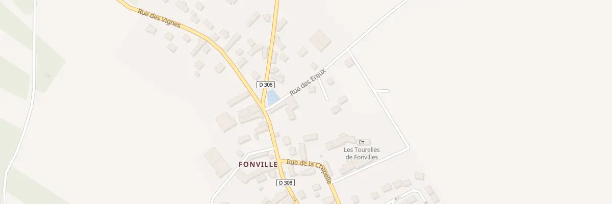 Plan du 2 Rue des Ereux au Boullay-Mivoye