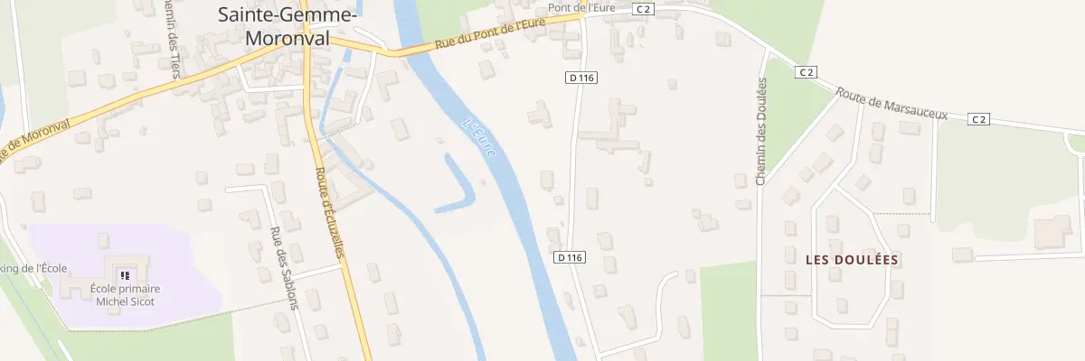 Plan du 6 Rue Christian Valensi à Sainte-Gemme-Moronval