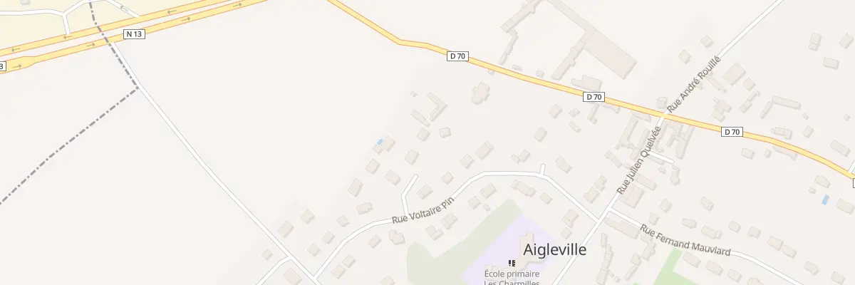 Plan du 20 Rue Voltaire Pin à Aigleville