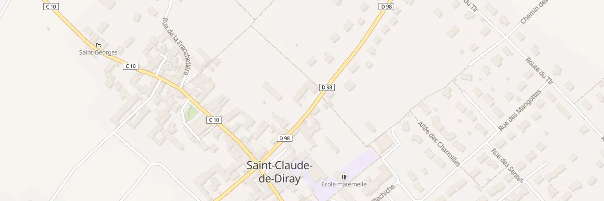 Plan du 117 Rue de la Mairie à Saint-Claude-de-Diray