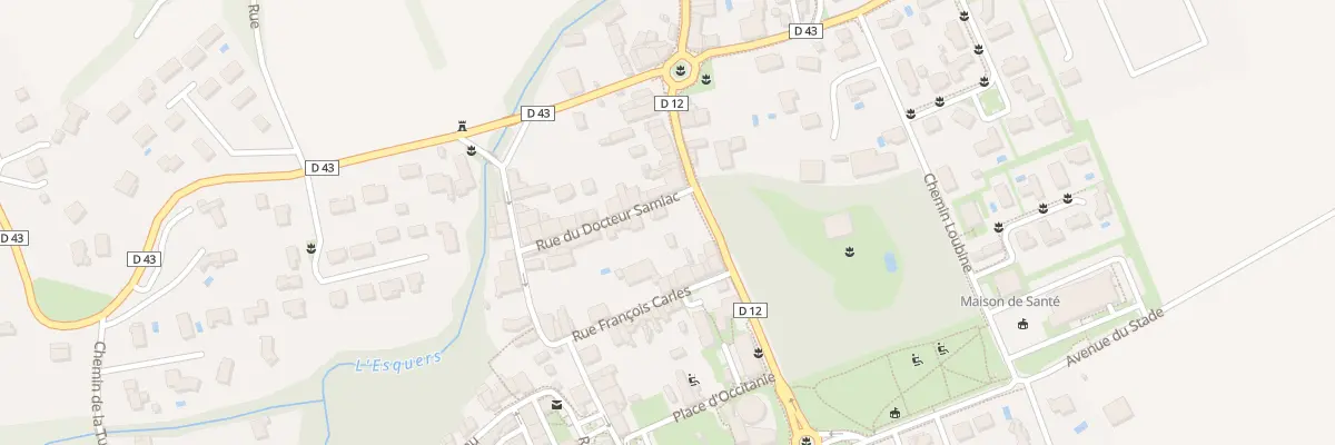Plan du 12 Rue du Docteur Samiac à Miremont