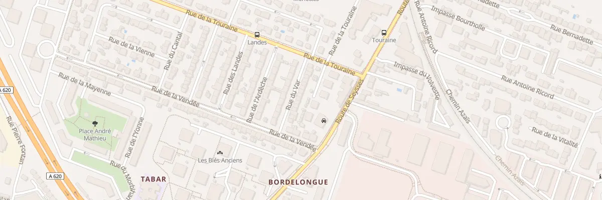 Plan du 14 Rue du Var à Toulouse