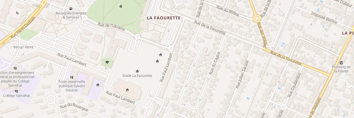 Plan du 7B Rue Paul Lambert à Toulouse
