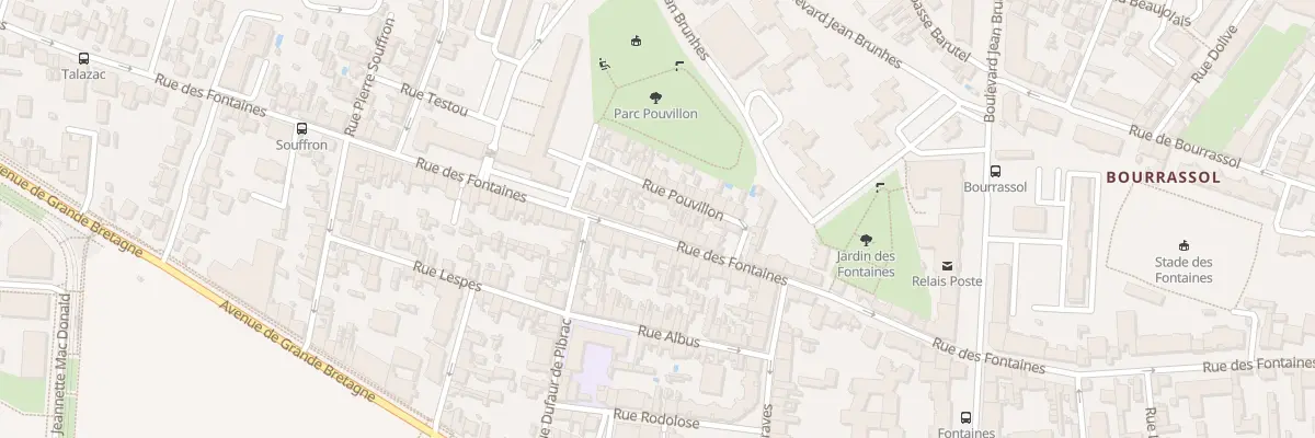 Plan du 156 Rue des Fontaines à Toulouse