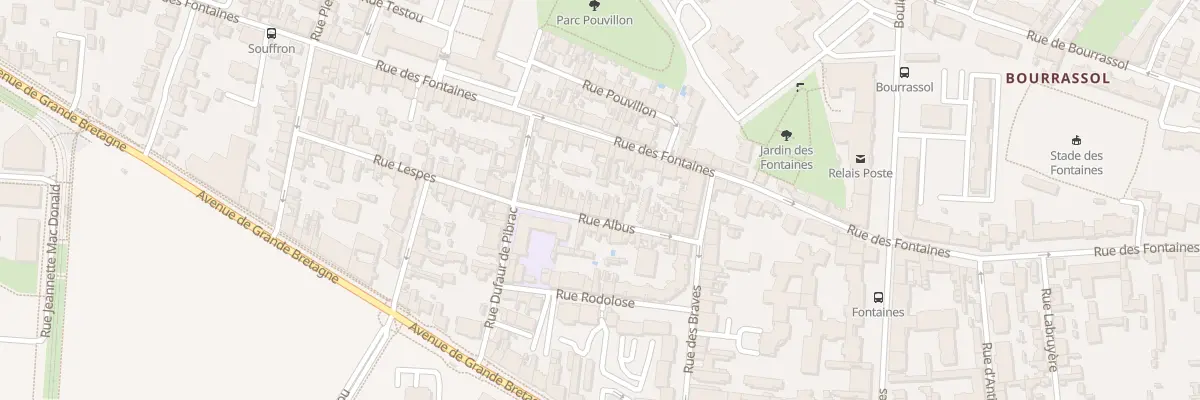 Plan du 18 Rue Albus à Toulouse