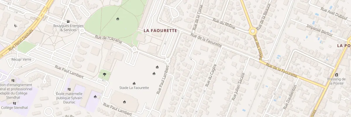 Plan du 5 Rue Paul Lambert à Toulouse