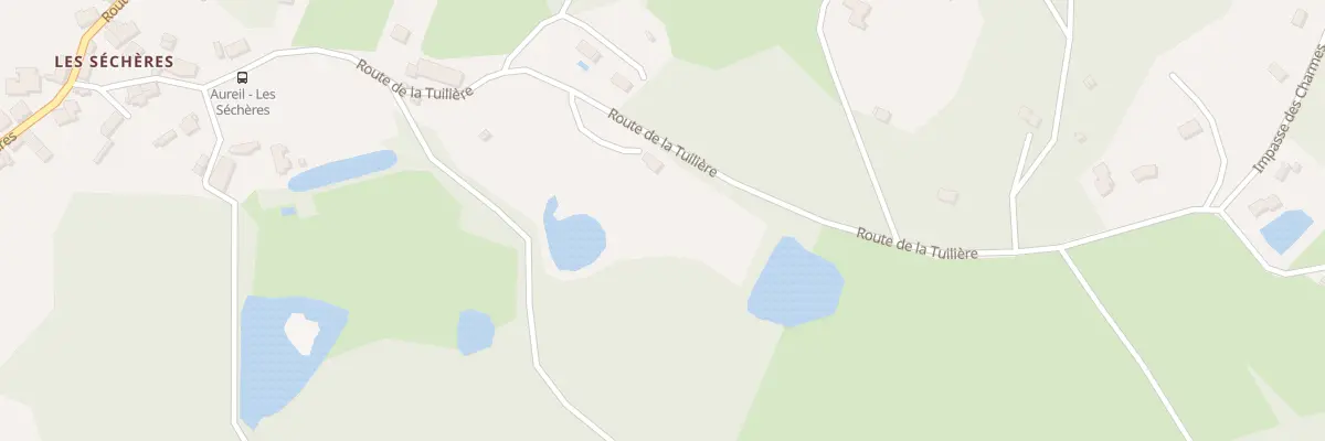 Plan du 46 Rte de la Tuilière à Aureil
