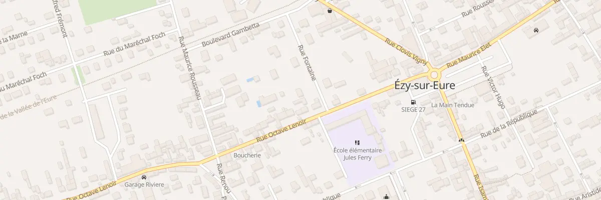 Plan du 1 Rue Fontaine à Ézy-sur-Eure