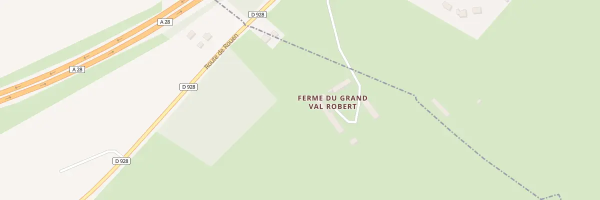 Plan du 1 Rte de Rouen à Esclavelles