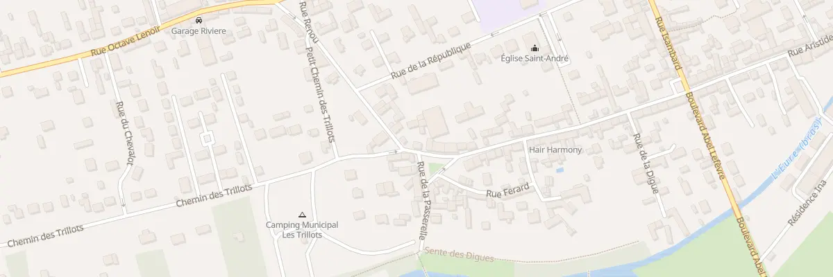 Plan du 1 Pl Felix Hulin à Ézy-sur-Eure