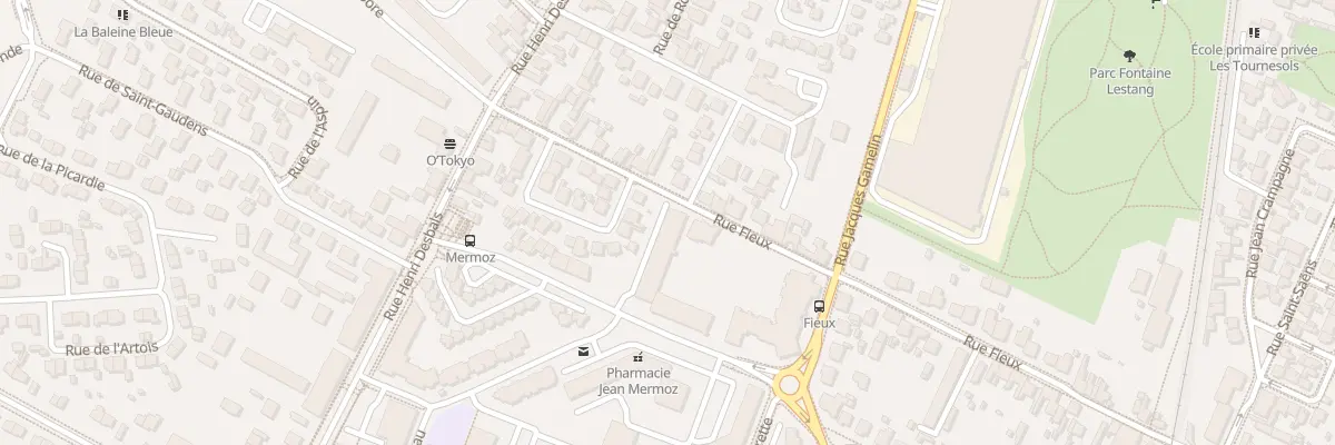 Plan du 95B Rue Fieux à Toulouse