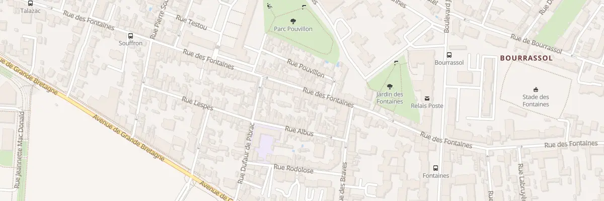 Plan du 131 Rue des Fontaines à Toulouse