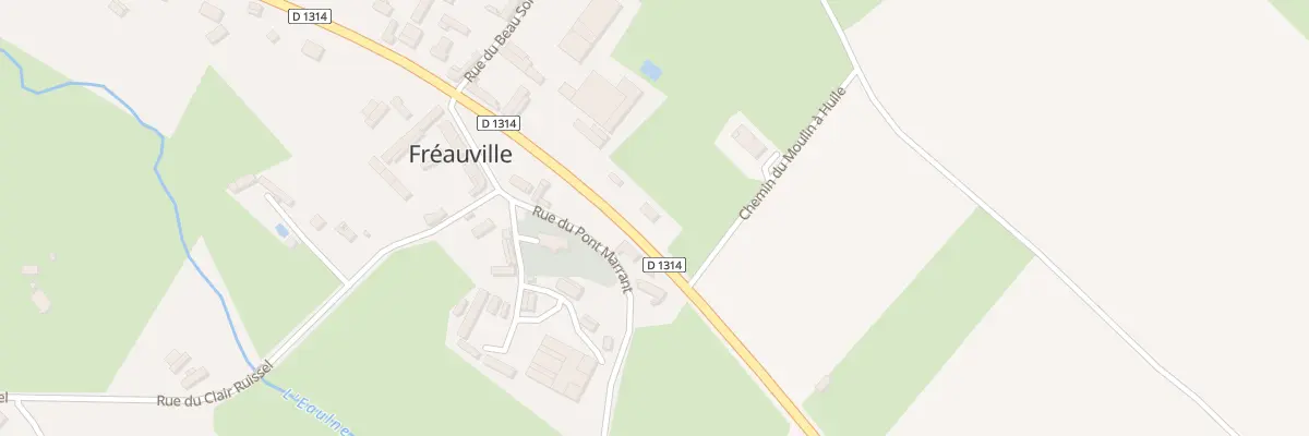 Plan du 5006 Le Bourg à Fréauville
