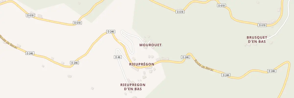 Plan du 341 Mourouet à Boussenac