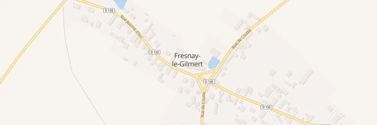 Plan du 15 Rue Jeanne d’Arc à Fresnay-le-Gilmert