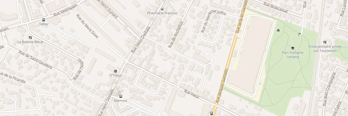 Plan du 15 Rue Pierre Benech à Toulouse