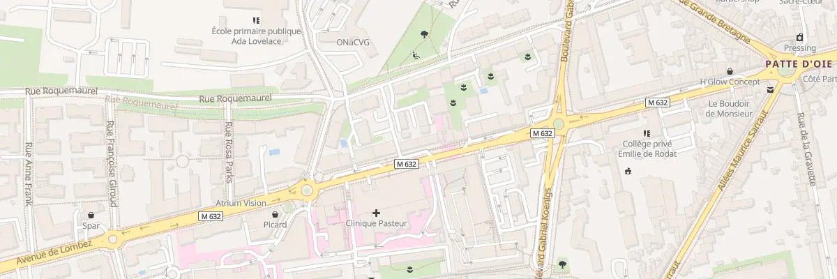 Plan du 64 Av de Lombez à Toulouse