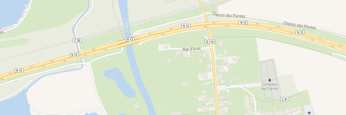 Plan du 35C Rue d’Anet à Cherisy