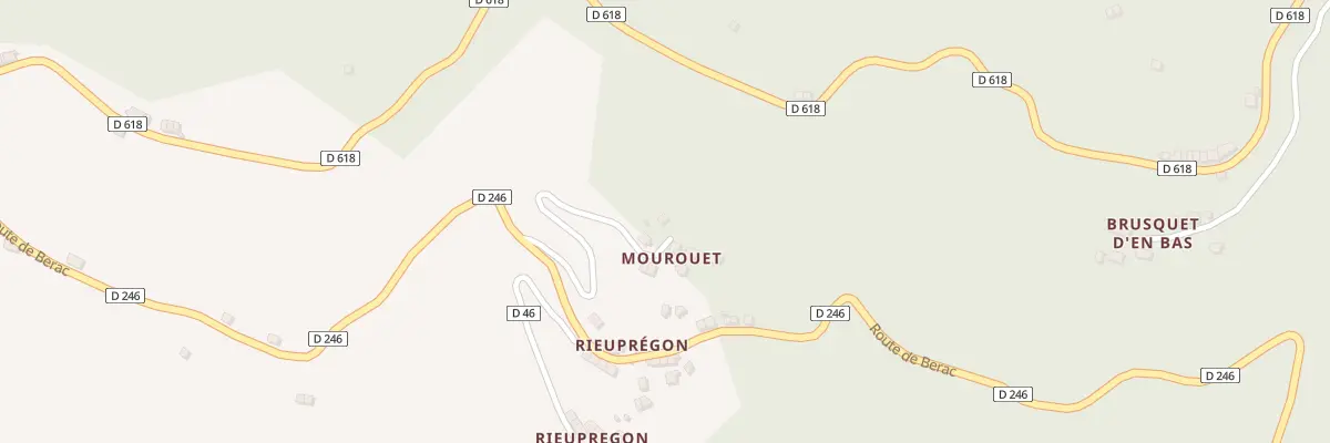 Plan du 344 Mourouet à Boussenac